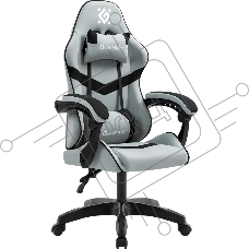 Кресло игровое Defender Savage серый/черн, класс 2, ткань