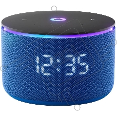 Умная колонка Яндекс Станция Мини 3 Про с Алисой, Zigbee, синий, YNDX-00059BLU