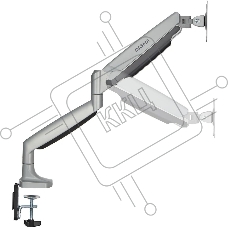 Кронштейн для мониторов ЖК Digma D-MM301 серый 17