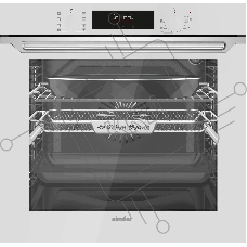 Духовой шкаф электрический Simfer B6EC68025 белый