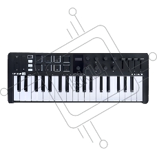 Клавиатура MIDI Arturia MiniLAB 3 37 Black 37 клавиш, 8 энкодеров, 8 RGB пэдов, 8 фейдеров, дисплей, сенсорные регуляторы Pitch/Modulation, MIDI-выход, 1/4