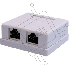 Розетка Suprlan 10-0353-1, наклад. RJ45 2 кат.6 FTP