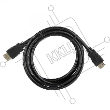 Кабель ACD-DHHM2-18B ACD-DHHM2-18B HDMI 2.0, Golden Plated,19m/19m, черный, 1.8м, (742231)