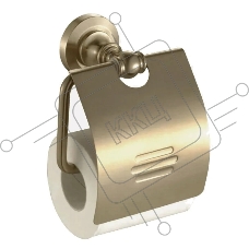 Держатель для туалетной бумаги Potato Bronze с крышкой P2603 антикварная бронза
