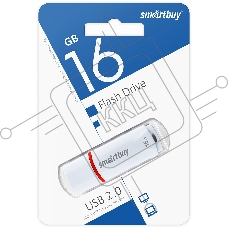 Флешка USB R/W SmartBuy 16Gb Crown White (SB16GbCRW-W)