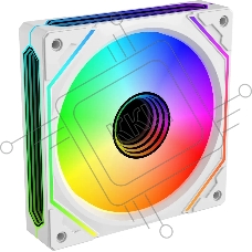 Вентилятор для корпуса Bloody BD-CF120ARGB5 LCD ARGB белый, 120 мм, 1600 об/мин, 26 дБ, 4 pin