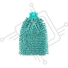 Насадка для швабры РЫЖИЙ КОТ цельная Лапша микрофибра 28 см (310492)