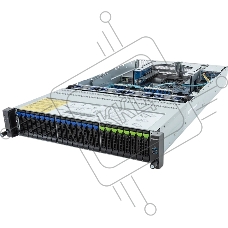 Серверная платформа Gigabyte Server Platform R283-S98/2U/2xIntel (Gen 4/5)/2xHS/32xDIMM/8xSFF NVMe/SATA/SAS + 16xSFF SATA/SAS + 2xSFF SATA/SAS/2x1GbE/2xOCP 3.0/4xFHHL/2x2000W/Rails/1Y