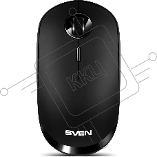 Мышь беспроводная SVEN RX-570SW черный, 1600 dpi, радиоканал, Bluetooth, USB, кнопки - 4