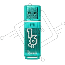 Флеш диск 16Gb Smart Buy Glossy series Green