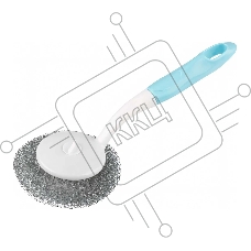 Губка для мытья посуды SM-05 с рукояткой (металл) (104464)