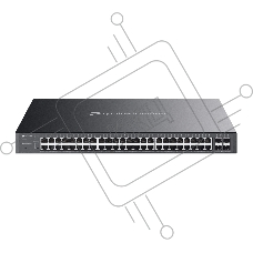 Коммутатор TP-Link Omada SG2452LP, 48×1 Гбит/с + 4×1 Гбит/с SFP, управляемый