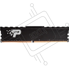 Оперативная память Patriot Signature Premium, DDR4, 8GB (1x8 GB), 2666 MHz, CL19, радиатор, чёрный