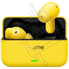 Гарнитура внутриканальные Realme Buds T500 Pro желтый беспроводные Bluetooth в ушной раковине
