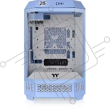Корпус Thermaltake The Tower 300 Hydrangea голубой без БП miniITX 8x120mm 6x140mm 2xUSB3.0 audio bott PSU