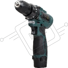 Дрель-шуруповерт Zitrek Green 12V Plus 085-1014, Аккумуляторная, 12В, 2 АКБ