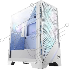 Компьютерный корпус MSI MAG Forge 320R Airflow белый без БП ATX 4x120mm 2xUSB3.0 audio bott PSU