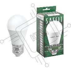 Лампа светодиодная SAFFIT SBG4515 LED 15вт Е27 теплый матовый шар