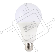 Лампа светодиодная EUROLUX LL-E-A80-25W-230-6K-E27 груша