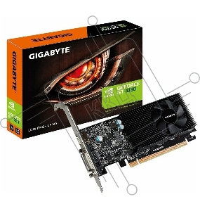 Видеокарта Gigabyte GV-N1030D5-2GL GT 1030 1252Mhz PCI-E 3.0 2048Mb 6008Mhz 64 bit DVI HDMI HDCP Low Profile