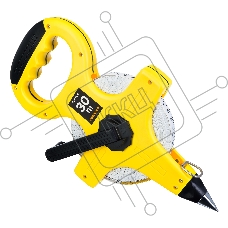 Рулетка геодезическая Ermenrich SL30 дл.полотна 30м изм.шкала в см зацеп простой желтый (81883)