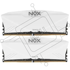 Оперативная память Apacer, DDR4, 32Gb (2x16Gb), 3600 MHz, CL18, DIMM, с радиатором, RGb, белый