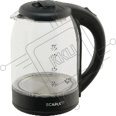 Чайник Scarlett SC-EK27G90 (черный) Мощность, Вт: 1800; Объем, л: 1.7