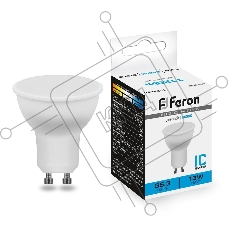 Лампа светодиодная FERON LB-960 LED 13вт 230в GU10 дневной