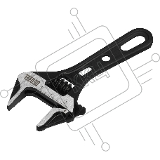 Ключ разводной Denzel 115 мм, CrV, кованый, укороченная рукоятка