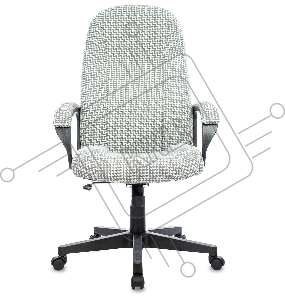 Кресло руководителя Бюрократ T-898AXSN серый Morris-1 гусин.лапка крестовина пластик