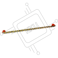 Шина заземления Lanmaster TWT-EBARH-1U-15X3/20 дл.482мм шир.15мм