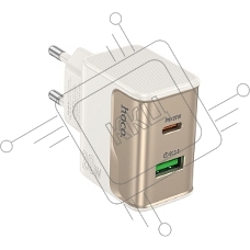 Сетевое зарядное устройство HOCO CS71A 1USB+1Type-C 3.0A PD20W+QC3.0 White Сетевое зарядное устройство HOCO CS71A 1USB+1Type-C 3.0A PD20W+QC3.0 White