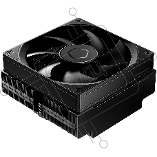 Кулер для процессора ID-COOLING IS-53-XT BLACK LGA1851/1700/1200/115X/AM5/AM4 низкопрофильный высота 53мм (24шт/кор, TDP 95W, PWM, 4 тепл.трубок + медная база, FAN 92мм, черный) BOX