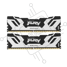Оперативная память Kingston Fury Renegade Silver, DDR5, 96GB (2x48GB), 6000MHz, CL32, DIMM, с радиаторами, серебристый/черный