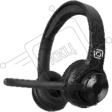 Наушники с микрофоном Оклик HS-M310 черный 1.5м накладные BT оголовье