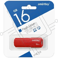 Накопитель USB SmartBuy 16GB CLUE Red (SB16GBCLU-R)