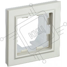 Рамка 1-местная IEK BRITE РУ-1-БрКр-44 IP44 бежевый