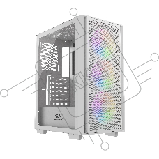 Корпус компьютерный Redragon Paktis3 ITX/Micro-ATX/ATX,3кул12см,белый