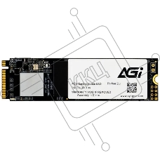 Накопитель SSD AGI AI298, 2Tb, M.2 2280, PCIe 3.0 x4, NVMe, R/W 2400/1800