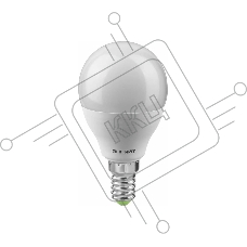Лампа светодиодная 12вт OLL-G45-12-230-4K-E14-FR ОНЛАЙТ