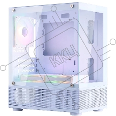 Корпус 1STPLAYER MIKU Mi2-A ARGB White / mATX / 3x120mm ARGB fans / Mi2-A-WH-2FC7R-W-1FC7-W
