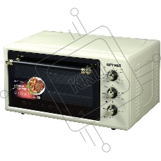 Мини-печь OPTIMA OF-48BR (48л, таймер, лампа, противень 2шт., решетка, бежевый, 1600Вт)