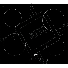 Встраиваемая электрическая варочная поверхность Beko HIC 64400 E, черный