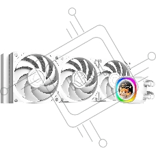 Система жидкостного охлаждения ID-Cooling FX360 LCD PE WHITE (Soc 1851/1700/1200/115X/AM5/AM4, 3x120мм fan, 2450rpm, 34.3 дБ, 350W, PWM 4-pin, Al+Cu) (FX360 LCD P