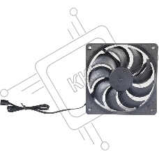 Вентилятор для корпуса Digma DFAN120PWM-1BK черный 120мм 2200rpm 28дБ 4-pin