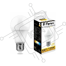 Лампа светодиодная LB-92 (10W) 230V E27 2700K A60 | 25457 | FERON