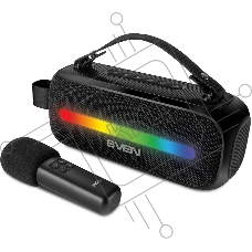 Колонка портативная Sven PS-255 черный 12W 1.0 BT 3600mAh (SV-022563)