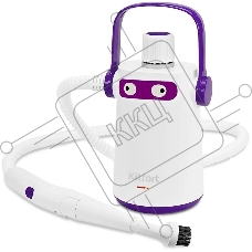 Пароочиститель ручной Kitfort КТ-9109-1 1000Вт белый/фиолетовый