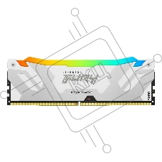 Оперативная память Kingston Fury Renegade, DDR5, 16GB (1x16GB), 8000MHz, CL38, DIMM, радиатор, RGB, белый