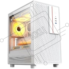 Компьютерный корпус Accord M3301 белый без БП mATX 1xUSB 2.0 1xUSB 3.0 1xUSB3.1 audio bott PSU